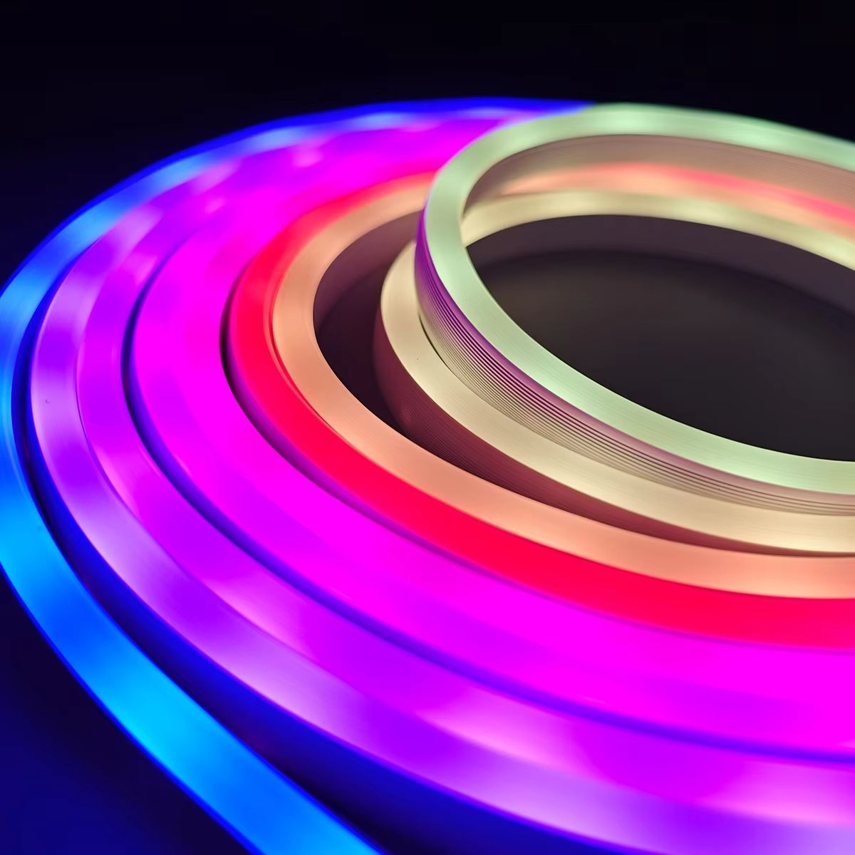 LumiFlex Smart USB RGBIC Neon LED Strip  Music Sync  Voice Control 1