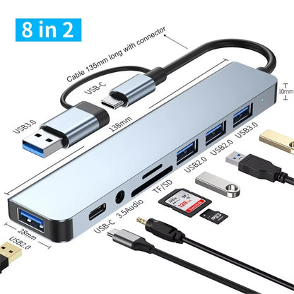 Premium USB C Multiport Adapter With SD Card Reader  Audio Output  Ideal MacBook Pro Accessory 12