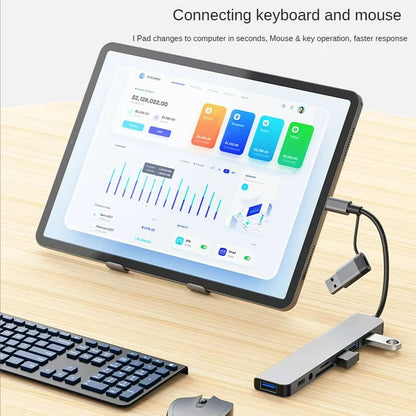 Premium USB C Multiport Adapter With SD Card Reader  Audio Output  Ideal MacBook Pro Accessory 2