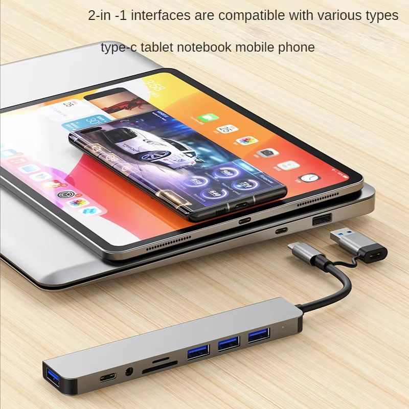 Premium USB C Multiport Adapter With SD Card Reader  Audio Output  Ideal MacBook Pro Accessory 3