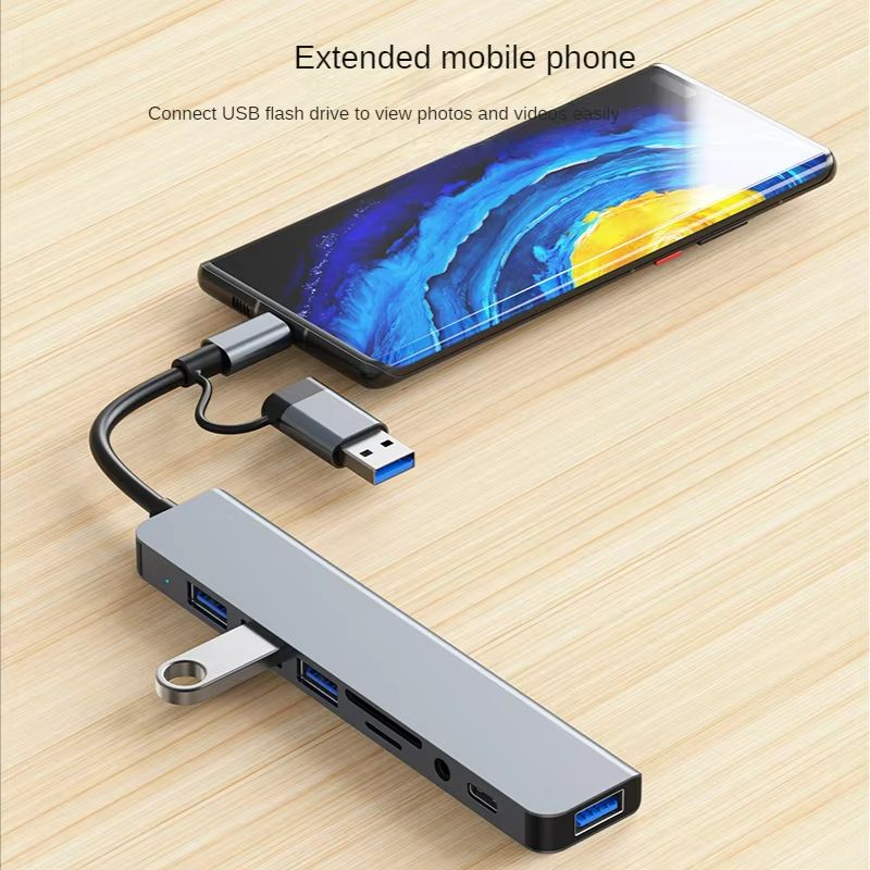 Premium USB C Multiport Adapter With SD Card Reader  Audio Output  Ideal MacBook Pro Accessory 4