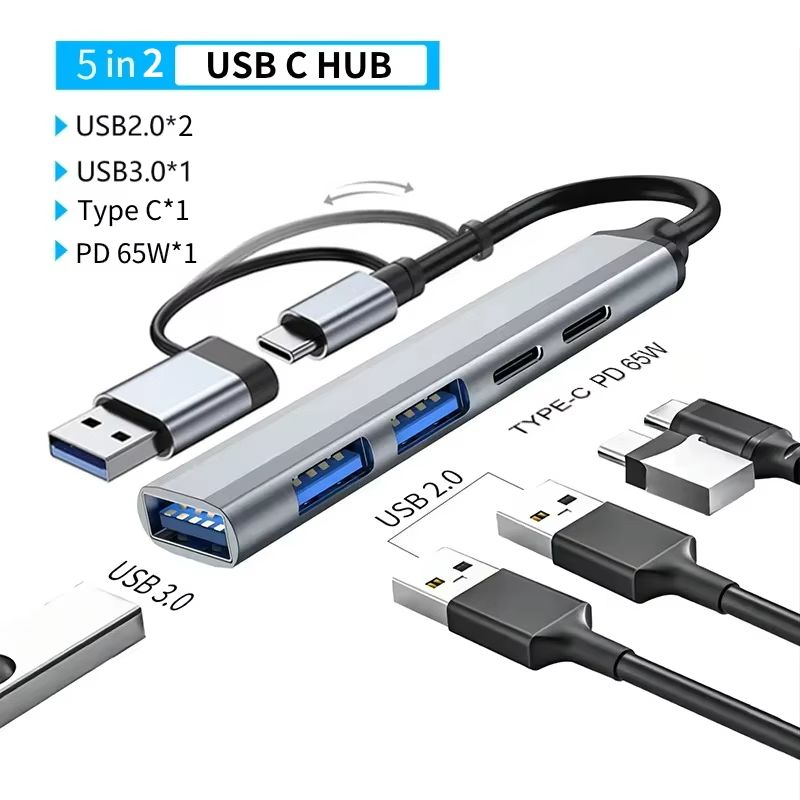 Premium USB C Multiport Adapter With SD Card Reader  Audio Output  Ideal MacBook Pro Accessory 8
