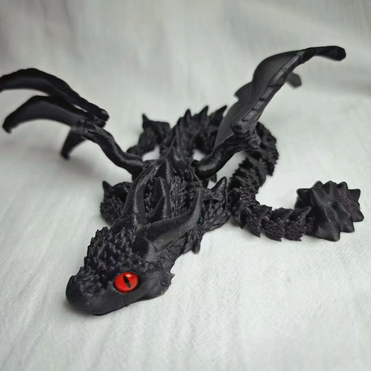 Movable 3D Printed Dragon Toy  Articulated Fidget  Desk Ornament For Stress Relief  Gifting 14