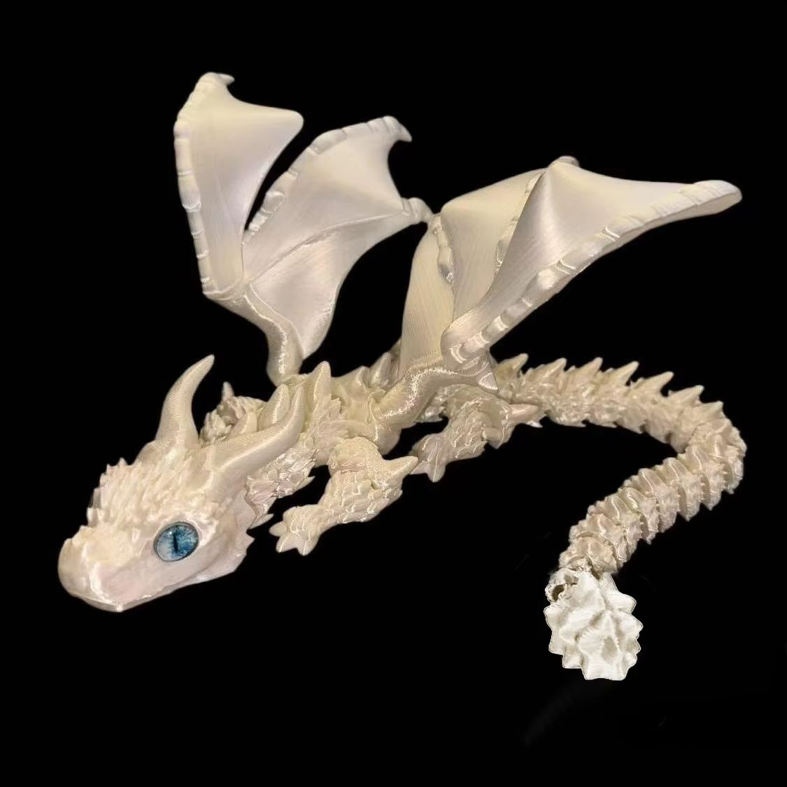 Movable 3D Printed Dragon Toy  Articulated Fidget  Desk Ornament For Stress Relief  Gifting 17