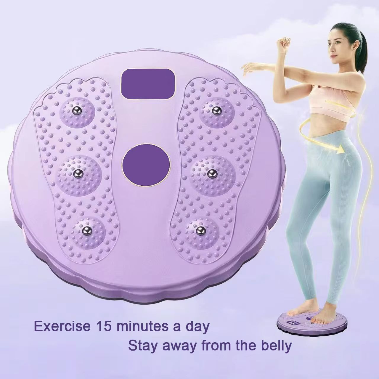 CoreTwist Magnetic Waist Twisting Disc Body Shaping Trainer for Abdomen Slimming