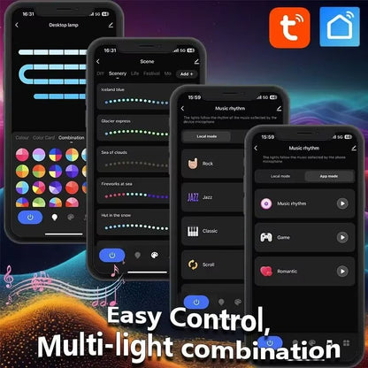 SmartMirror RGB Light Bar  Tuya Bluetooth Music Sync LED Ambient Light 2