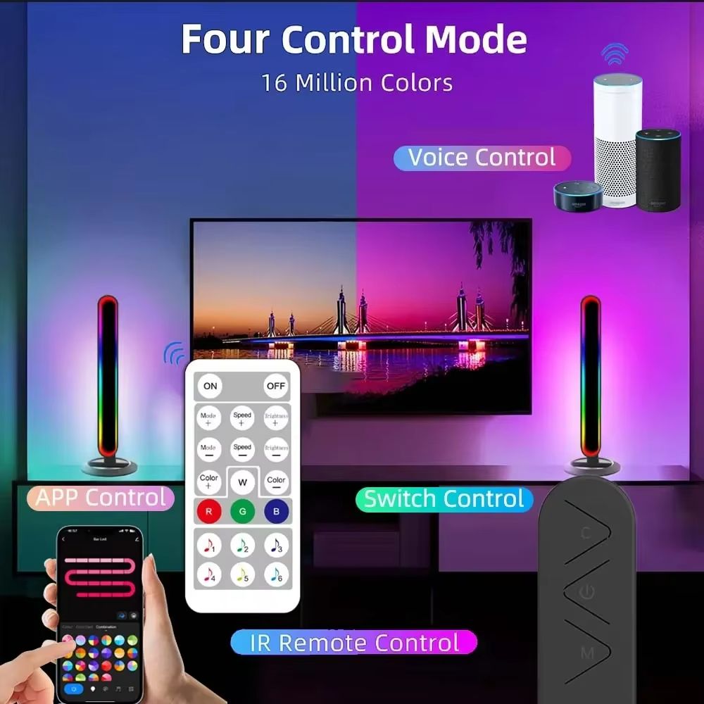 SmartMirror RGB Light Bar  Tuya Bluetooth Music Sync LED Ambient Light 4