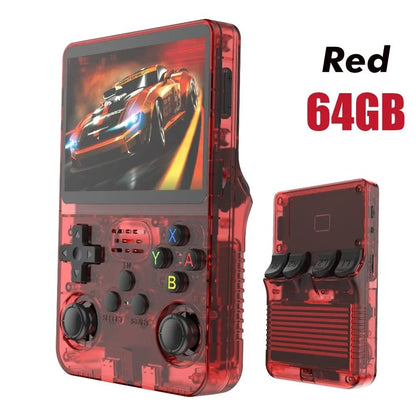 R36S Retro Handheld Game Console Open Source Linux 35 Inch IPS Screen 64GB 128GB 7