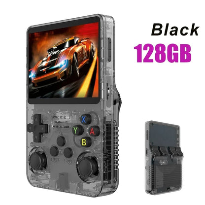 R36S Retro Handheld Game Console Open Source Linux 35 Inch IPS Screen 64GB 128GB 12