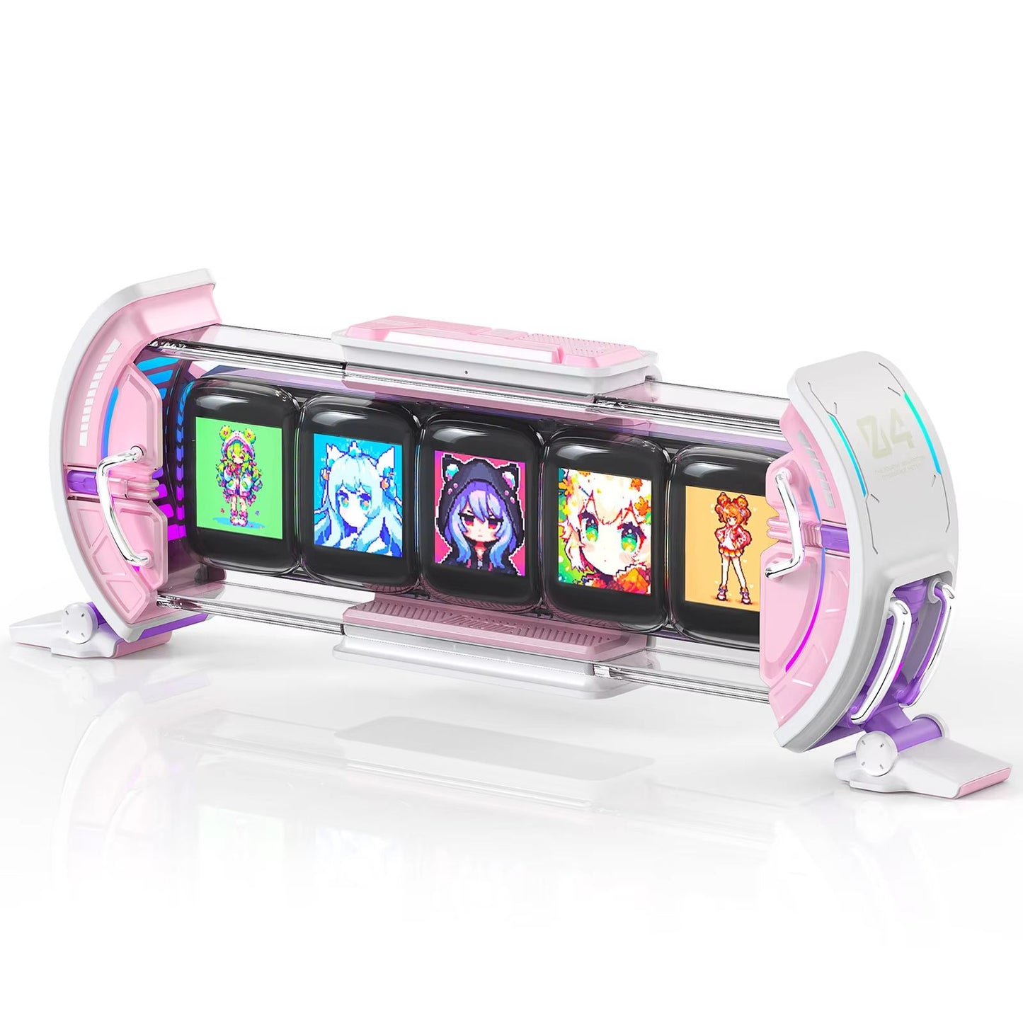 Divoom Times Gate Cyberpunk Pixel Art Clock 6