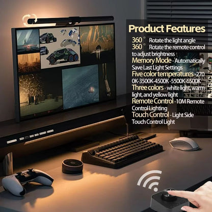 Stellar RGB Monitor Light Bar 44cm USB Ambient Desk Lamp 3