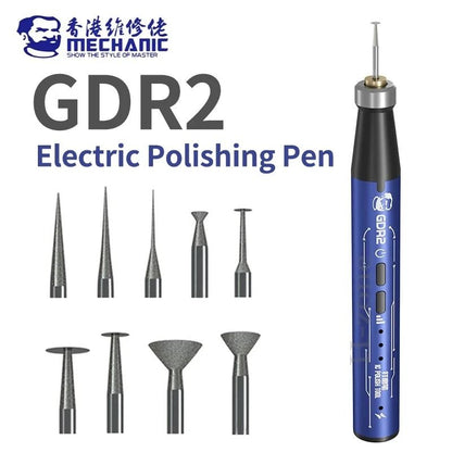 Mechanic GDR2 Electric Polishing Pen For PCB IC Mobile Phone Repair 6