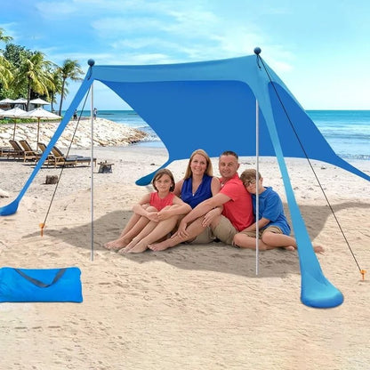 Pop Up Windproof Ultralight Beach Canopy Tent for Camping Fishing and Outdoor Shade