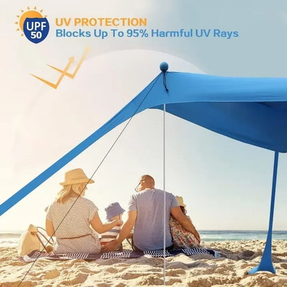 Pop Up Windproof Ultralight Beach Canopy Tent For Camping Fishing And Outdoor Shade 2