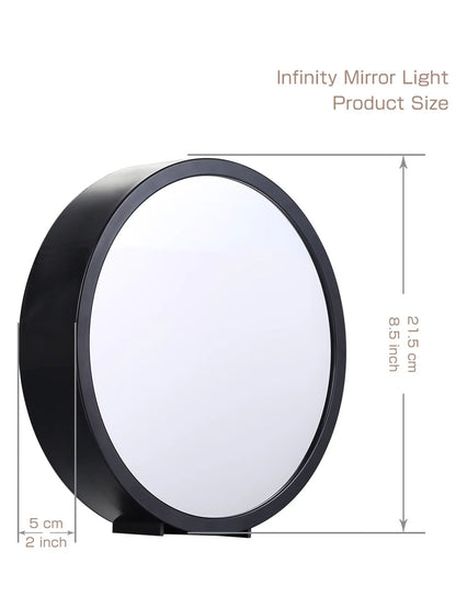 Illusion Tunnel Infinity Mirror Light  Wall  Table LED Decor 1