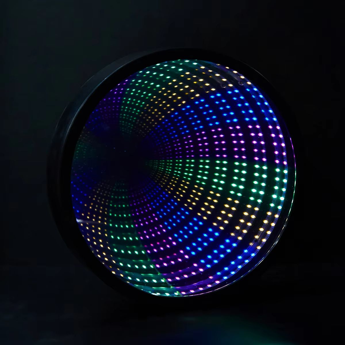 Illusion Tunnel Infinity Mirror Light  Wall  Table LED Decor 2