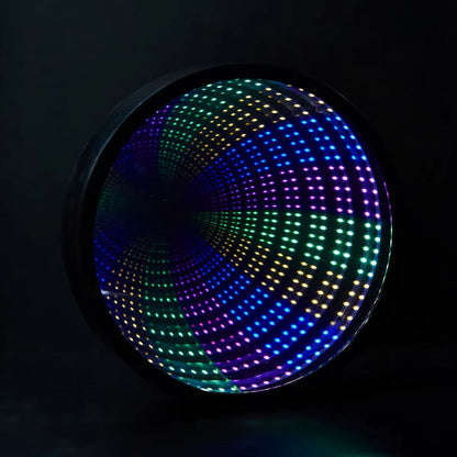 Illusion Tunnel Infinity Mirror Light  Wall  Table LED Decor 2