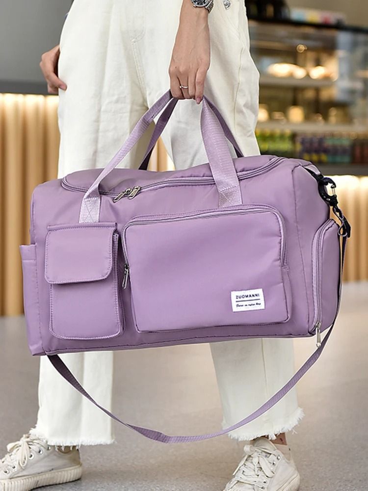 UNIXINU Carry On Travel Duffle Bag Large Capacity with Shoe Compartment