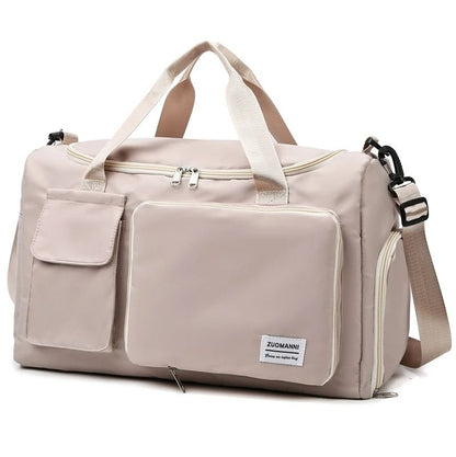 UNIXINU Carry On Travel Duffle Bag Large Capacity With Shoe Compartment 11