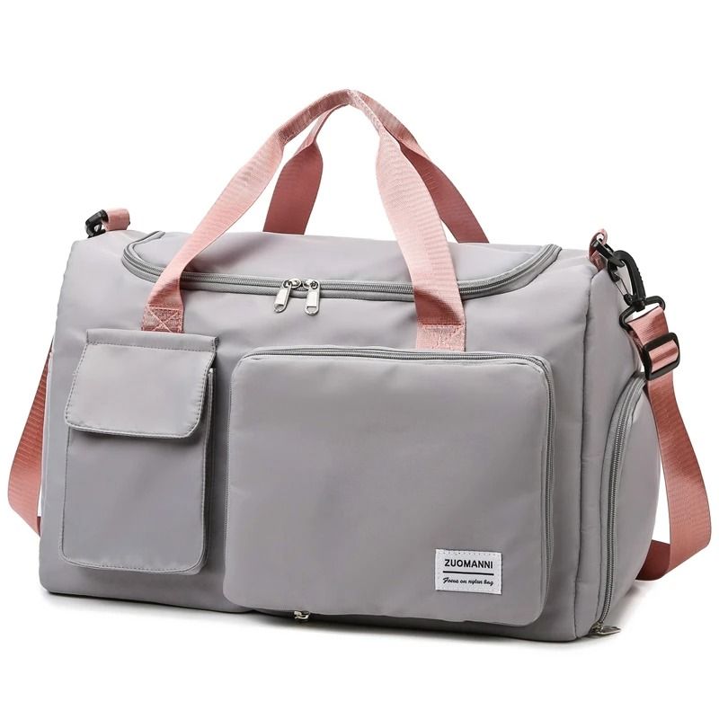 UNIXINU Carry On Travel Duffle Bag Large Capacity With Shoe Compartment 15