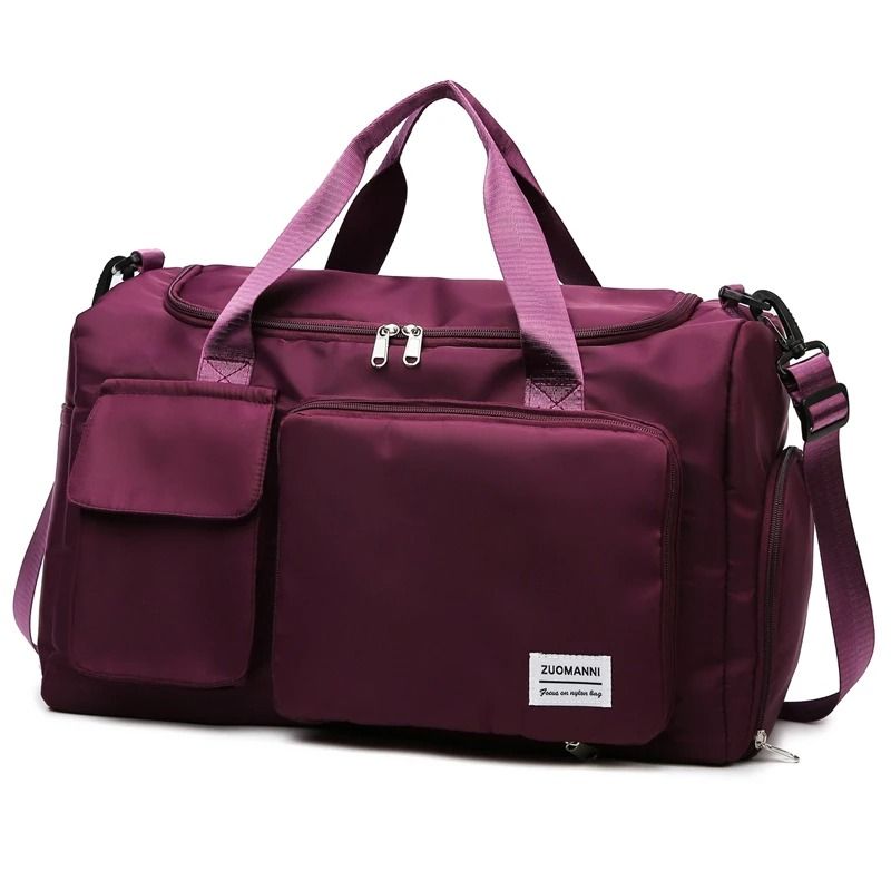 UNIXINU Carry On Travel Duffle Bag Large Capacity With Shoe Compartment 6