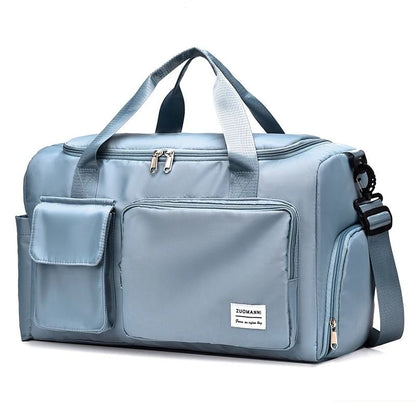 UNIXINU Carry On Travel Duffle Bag Large Capacity With Shoe Compartment 8