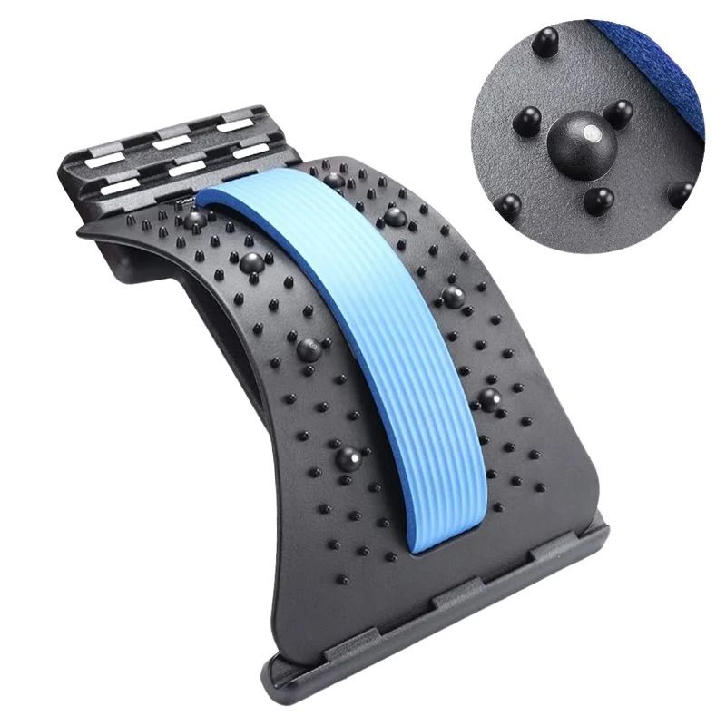 Spine Traction Back Stretcher Massage Device For Lumbar Pain Relief And Alignment 7