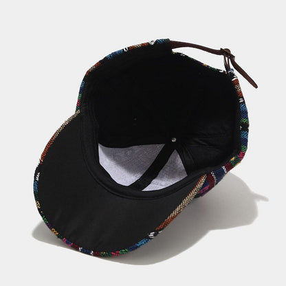 Luxury Baseball Cap for Summer Travel, Brand Purple Bohemian Women Hat, Street Style Vacation Men Caps, Couple Headwear