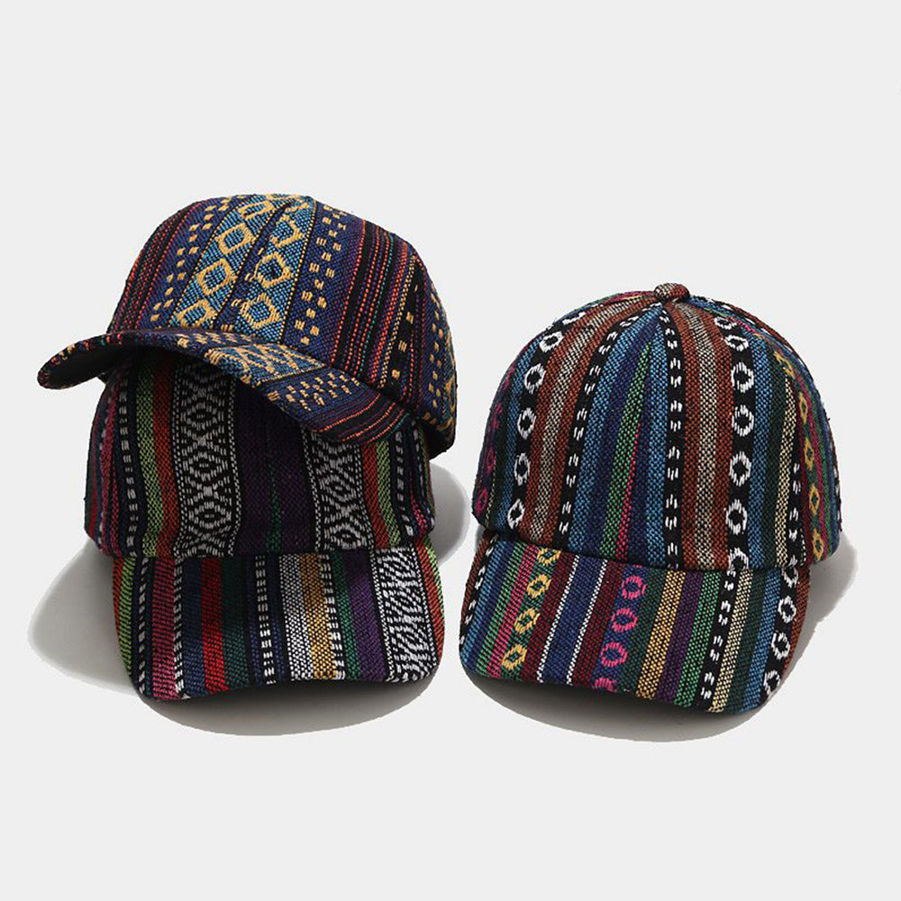 Luxury Baseball Cap for Summer Travel, Brand Purple Bohemian Women Hat, Street Style Vacation Men Caps, Couple Headwear