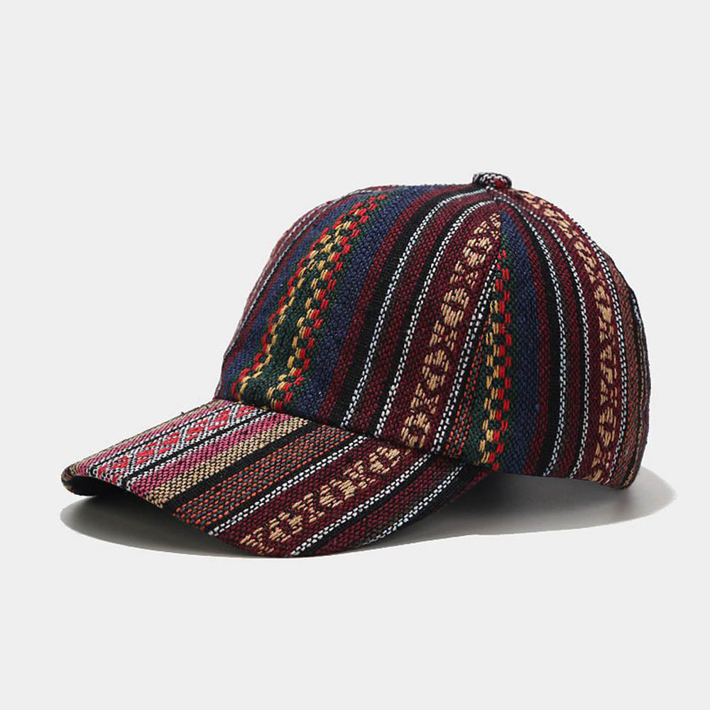 Luxury Baseball Cap for Summer Travel, Brand Purple Bohemian Women Hat, Street Style Vacation Men Caps, Couple Headwear