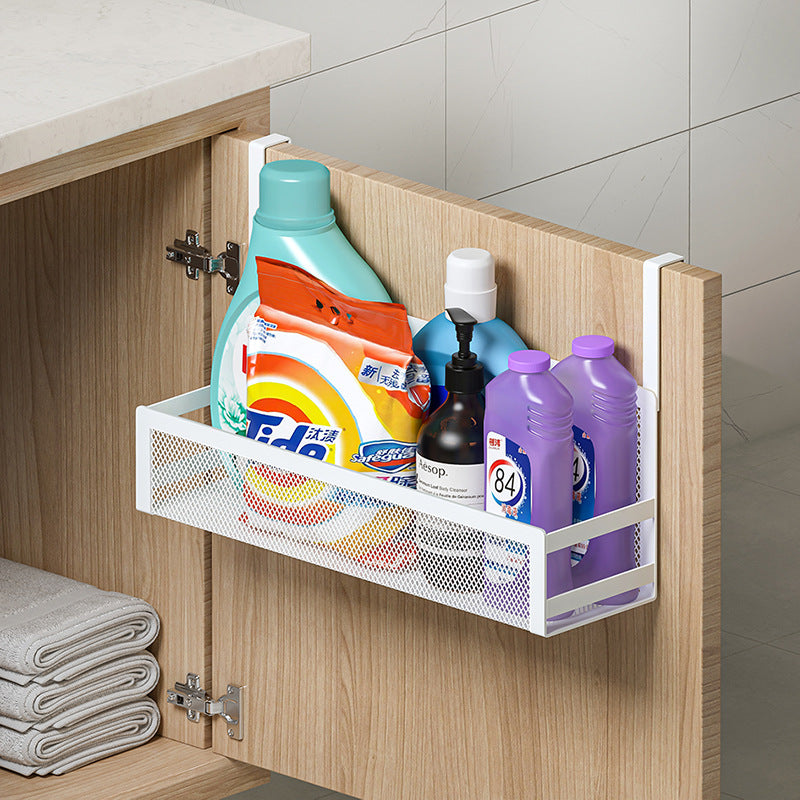 Under Cabinet Basket, Pullout Drawer Hanging Rack for Kitchen Storage Space-Saving Sliding Organizer for Tissue, Cup