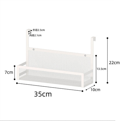 Under Cabinet Basket, Pullout Drawer Hanging Rack for Kitchen Storage Space-Saving Sliding Organizer for Tissue, Cup