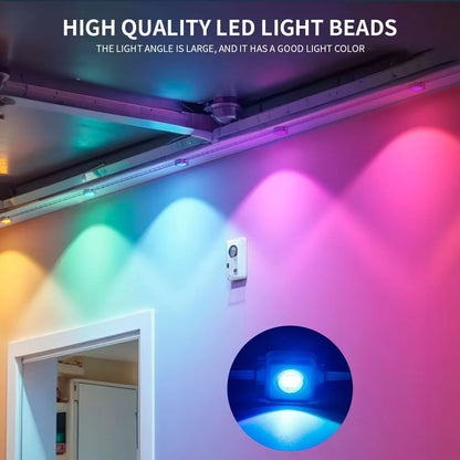 BrightAura Smart Outdoor RGBIC LED Eaves Light String Kit With Alexa Google Voice Control 4