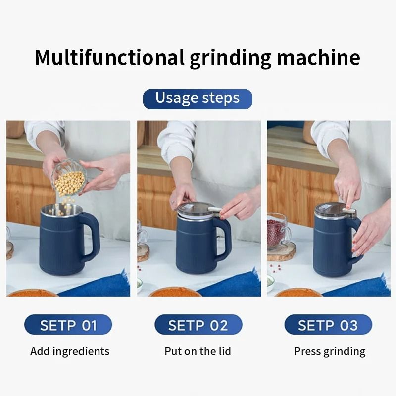 Electric Coffee Grinder 300 W Multifunction Spice Grain Mill And Baby Food Blender 2
