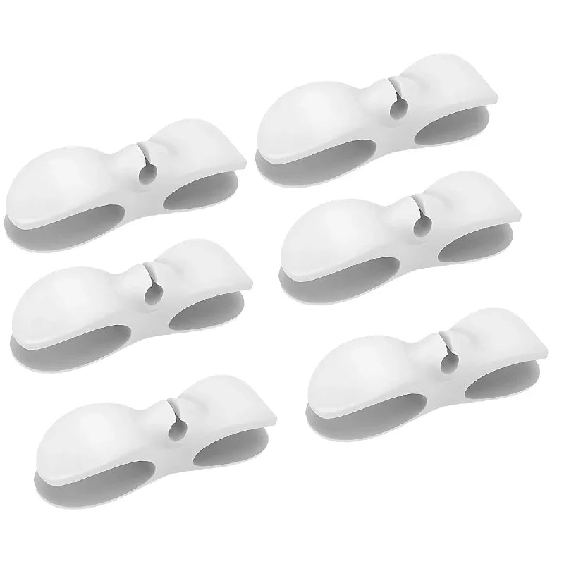 Wire Cord Organizer Holder, Silicone Cable Clip for Kitchen Appliances, Data Cable Storage Household Wire Management
