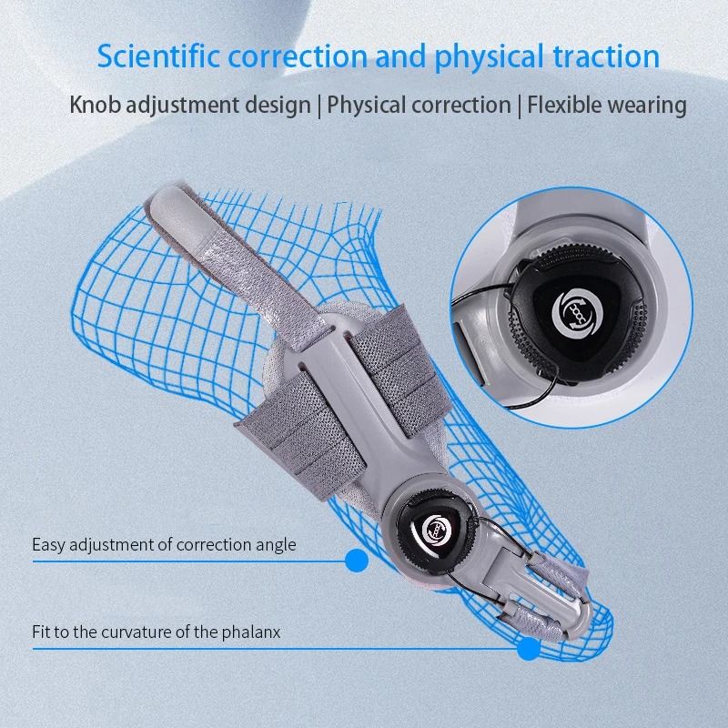 Adjustable Bunion Corrector And Toe Straightener For Foot Alignment Relief 1