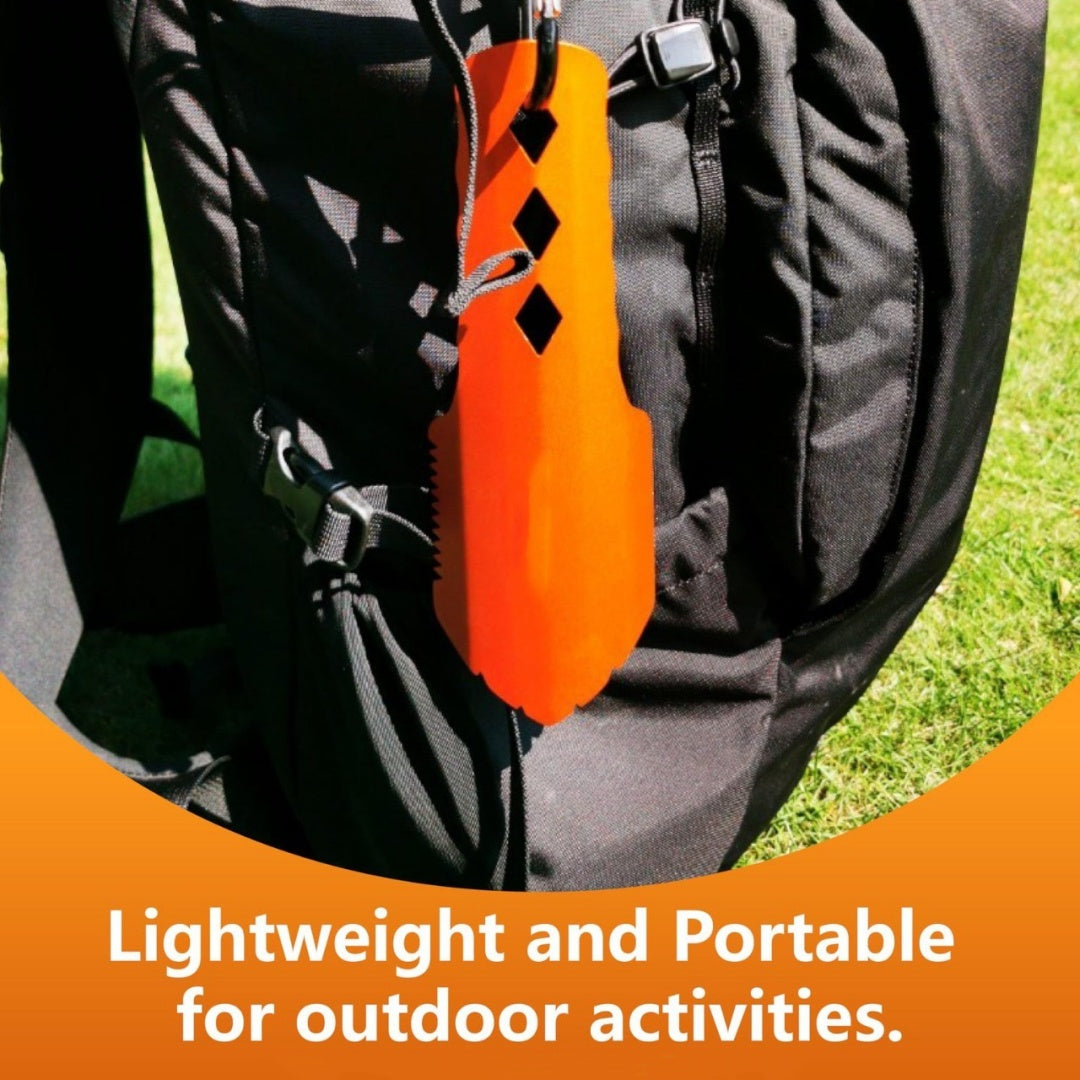 Ultralight Backpacking Trowel,Compact Camping Shovel with Long Handle,Multi Tool for Digging,Survival,and Leave No Trace