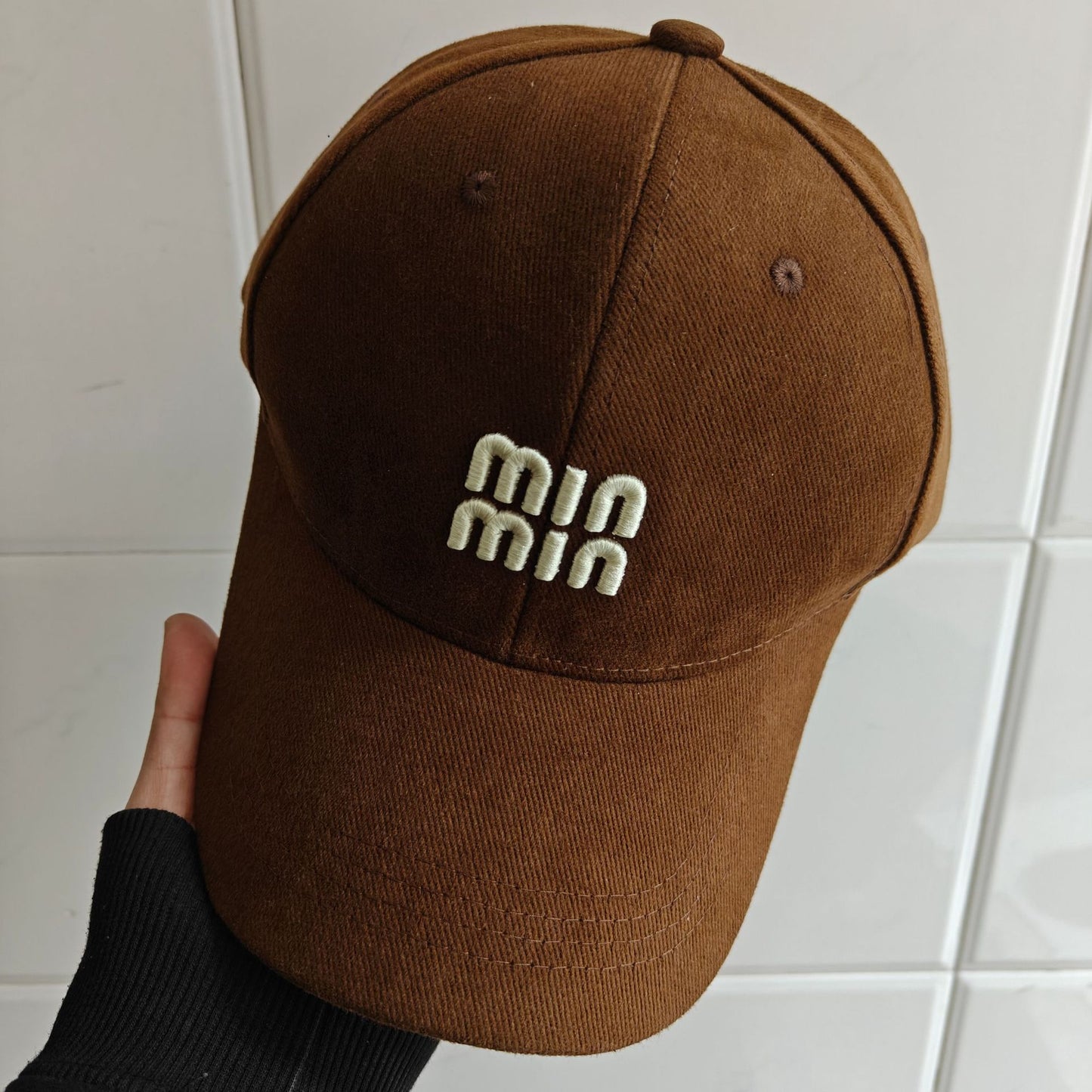 High quality Hard-top Korean Baseball Cap for Women Men, Embroidery Suncap, Classic Spring Autumn Fashion Hat