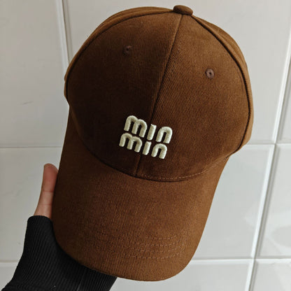 High quality Hard-top Korean Baseball Cap for Women Men, Embroidery Suncap, Classic Spring Autumn Fashion Hat