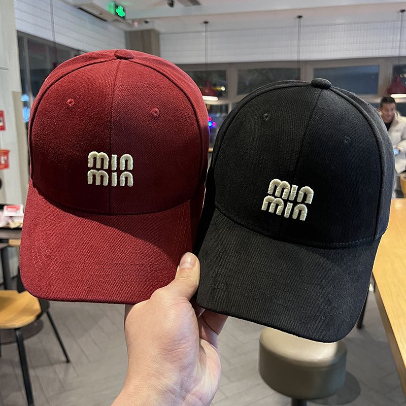 High quality Hard-top Korean Baseball Cap for Women Men, Embroidery Suncap, Classic Spring Autumn Fashion Hat
