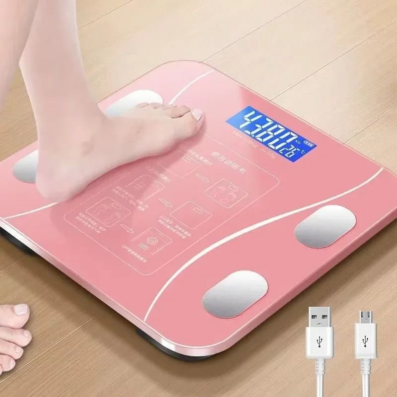 Smart Bluetooth Body Fat Scale With App And USB Charging 7