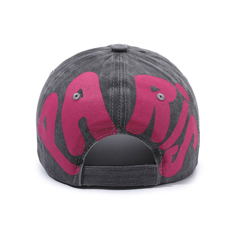 FS Big Letter Baseball Cap for Men, Cotton Luxury Women Hat, Korean Street Hip Hop Summer Cap