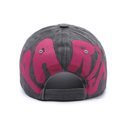 FS Big Letter Baseball Cap for Men, Cotton Luxury Women Hat, Korean Street Hip Hop Summer Cap
