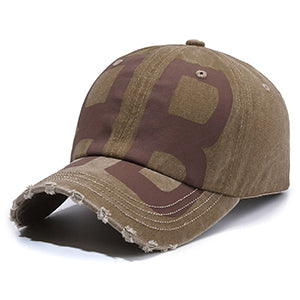 FS Big Letter Baseball Cap for Men, Cotton Luxury Women Hat, Korean Street Hip Hop Summer Cap