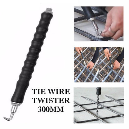 Tie Wire Twister Rebar Straight Hook Automatic Iron Hook For Fence  Construction Durable Hand Tool  2