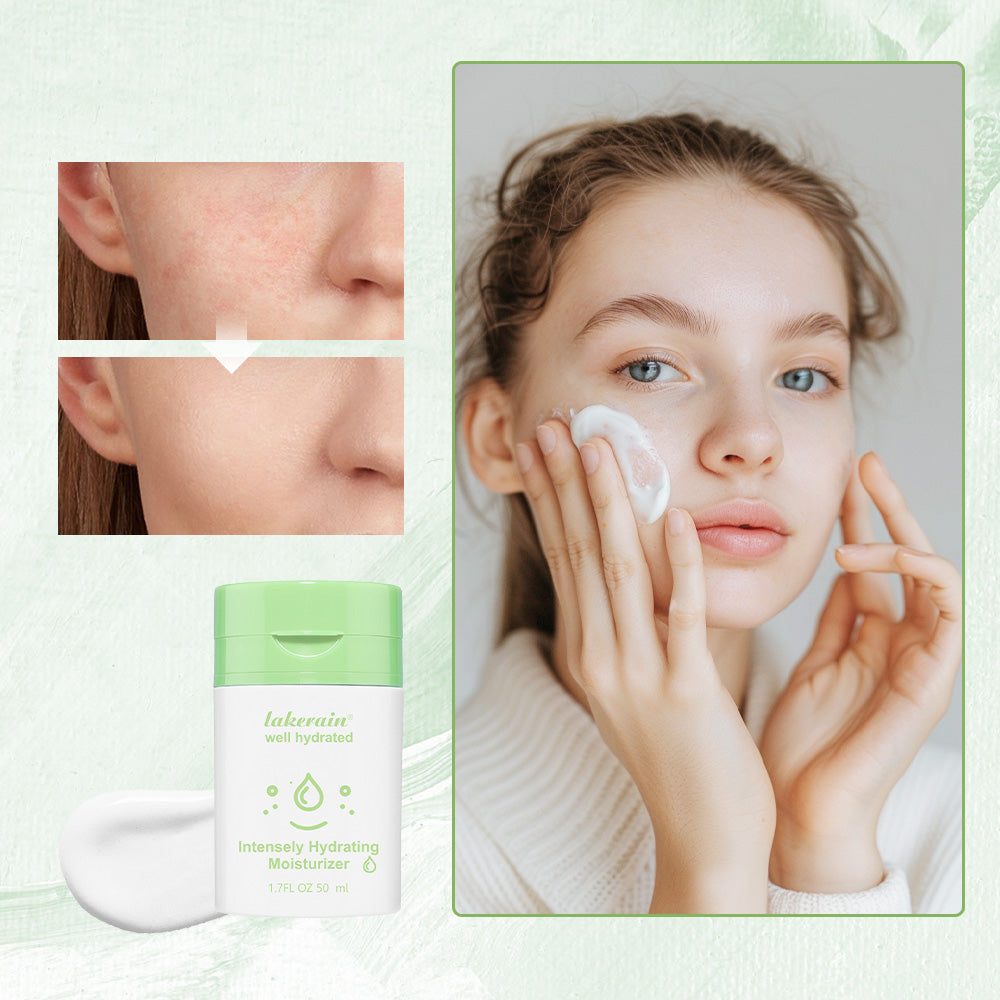 Intensely Hydrating Moisturizer Face, Cream Whitening Face Moisturizer, Shine-Free Hydration, Balance & Glow
