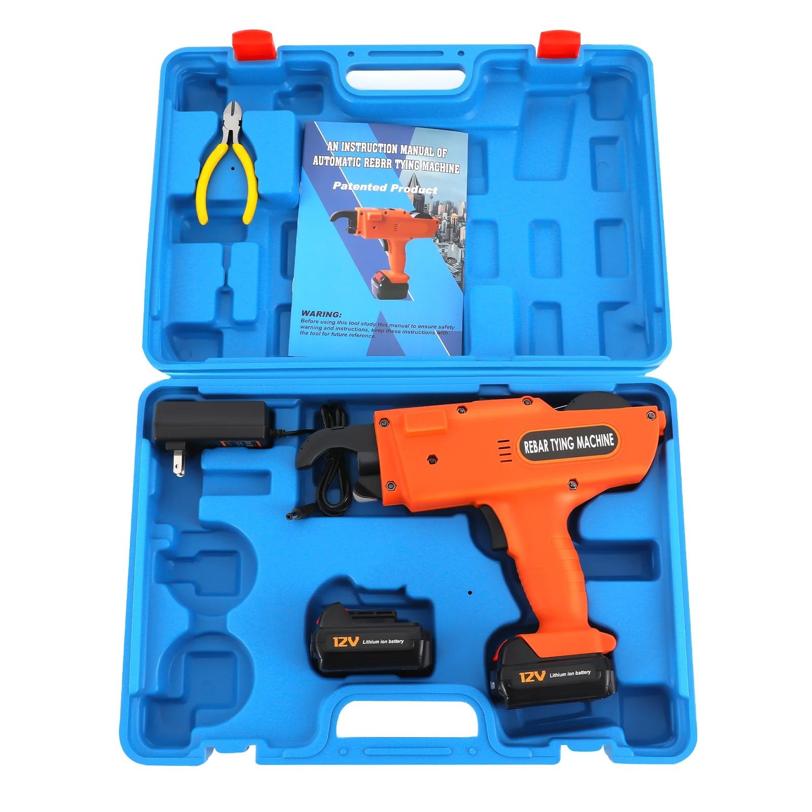 Cordless Electric Rebar Tie Machine With Battery For Fast Steel Bar Binding 7