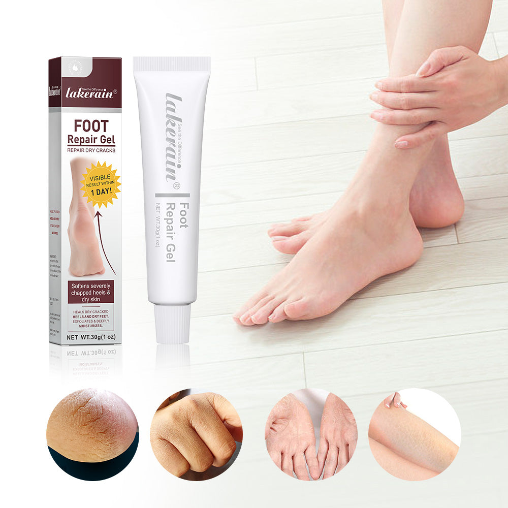 Foot Repair Gel Feet Care Mask, Cracked Repair Cream for Hands and Feet, Dead Skin Removal Exfoliation