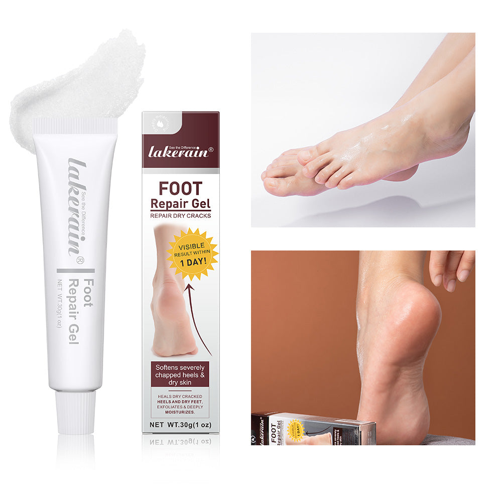 Foot Repair Gel Feet Care Mask, Cracked Repair Cream for Hands and Feet, Dead Skin Removal Exfoliation