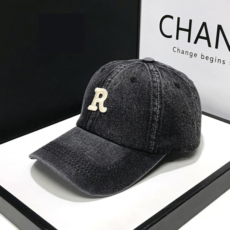 Cotton Letter C Denim Baseball Caps Casual Style Adjustable Cap For Men Women Spring Summer Hat 7